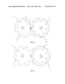 Gear Wheel with Profile Capable of Meshing with Semi-Encapsulation in a     Geared Hydraulic Apparatus diagram and image