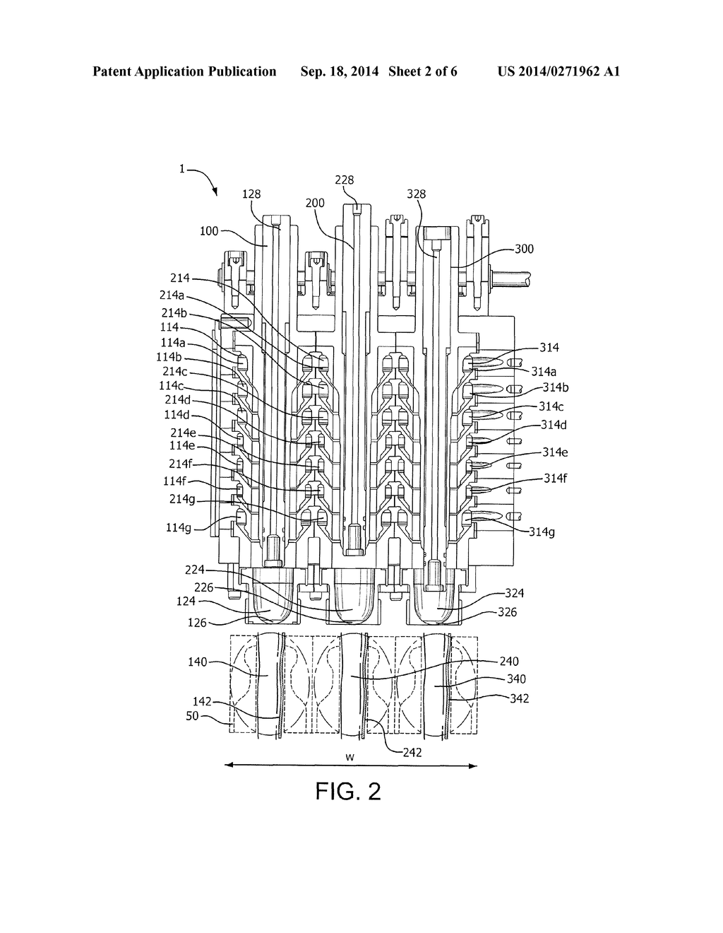 TRIPLE PARISON COEXTRUSION MULTI-LAYER FLOWHEAD APPARATUS - diagram, schematic, and image 03