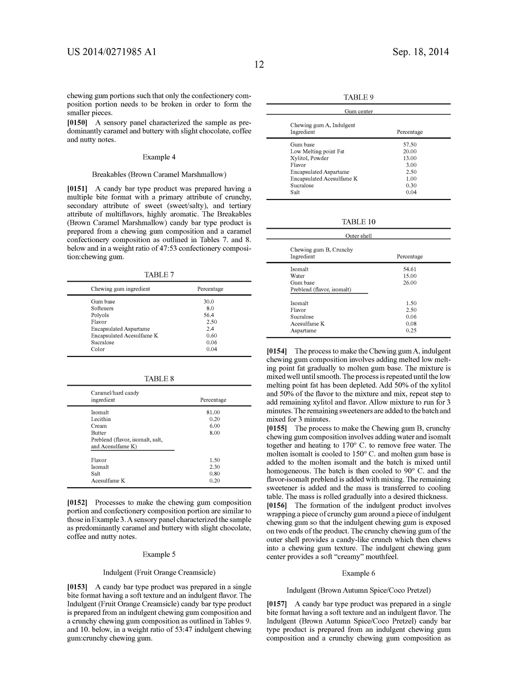 CHEWING GUM SNACKS; AND METHODS OF MAKING THEREOF - diagram, schematic, and image 13