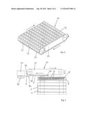 Method and device for separating sheet-shaped objects into strip-shaped or     slab-shaped object sub-units diagram and image