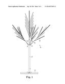 Decorative Artificial Tree With Removable Branches diagram and image
