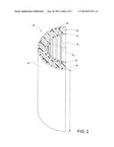 COMPOSITE SANDWICH PANELS AND METHOD OF FORMING ROUND CORNERS IN COMPOSITE     SANDWICH PANELS diagram and image