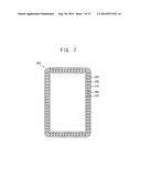 COATING DEVICE, METHOD OF MANUFACTURING DISPLAY SUBSTRATE USING THE SAME     AND DISPLAY SUBSTRATE MANUFACTURED USING THE SAME diagram and image