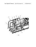 STRUCTURE FOR STORING MOTOR VEHICLE BATTERIES HAVING A MECHANISM FOR     LOCKING THE BATTERIES IN THE STORAGE CELLS diagram and image