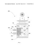 SYSTEM FOR INCREASING EFFICIENCY OF SEMICONDUCTOR PHOTOCATALYSTS EMPLOYING     A HIGH SURFACE AREA SUBSTRATE diagram and image