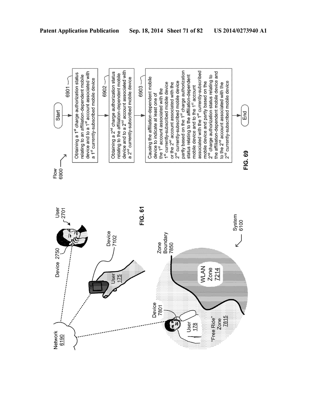 PROTOCOLS FOR FACILITATING BROADER ACCESS IN WIRELESS COMMUNICATIONS     RESPONSIVE TO CHARGE AUTHORIZATION STATUSES - diagram, schematic, and image 72