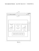 SYSTEM AND METHOD OF SELECTING MECHANISMS USED IN INTERACTIVE MEDIA TO     REVEAL OUTCOMES OF REAL WORLD WAGERS diagram and image