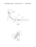 FORMED DEPLOYABLE SUPERELASTIC BLADE AND METHOD OF USE diagram and image