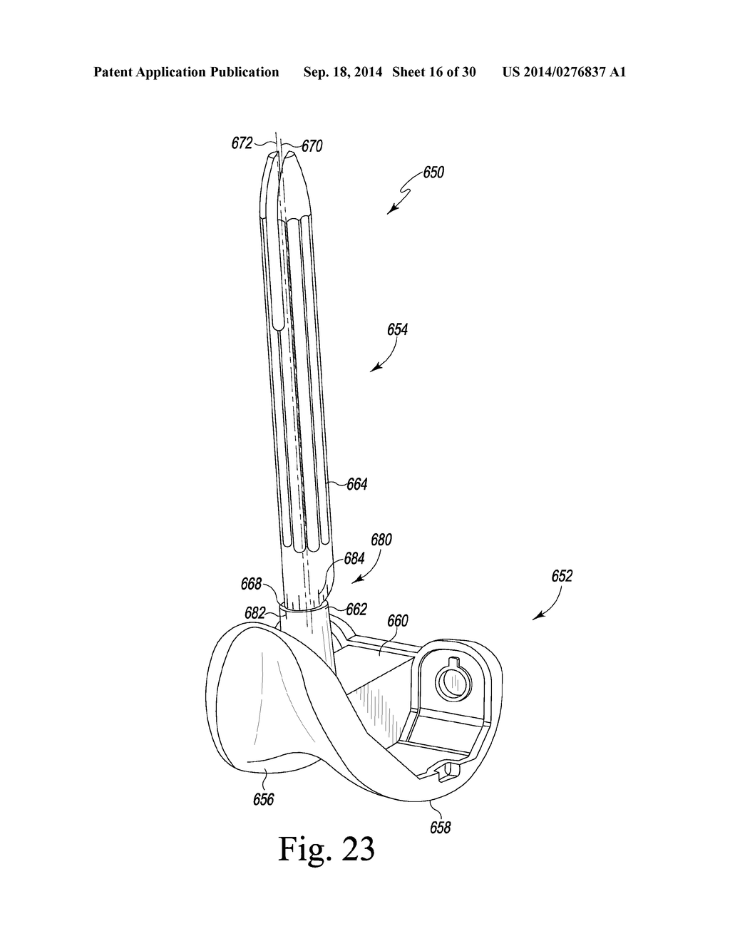 FEMORAL ORTHOPAEDIC INSTRUMENT ASSEMBLY FOR SETTING OFFSET - diagram, schematic, and image 17