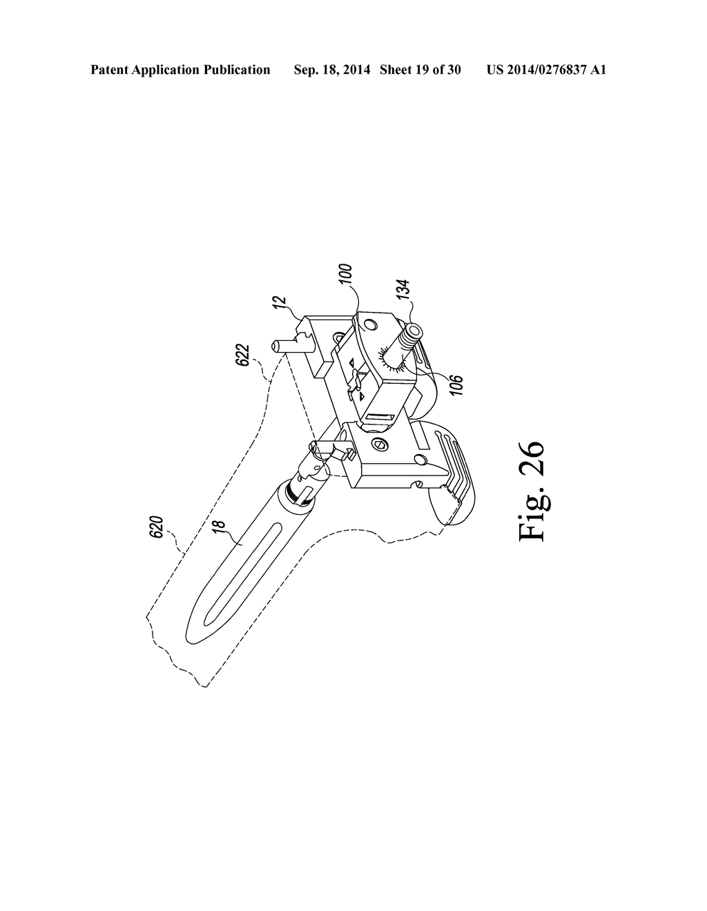 FEMORAL ORTHOPAEDIC INSTRUMENT ASSEMBLY FOR SETTING OFFSET - diagram, schematic, and image 20