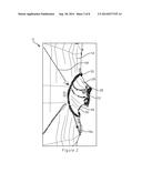 PROSTHESIS HAVING AN EVERTING PIVOTING FENESTRATION diagram and image