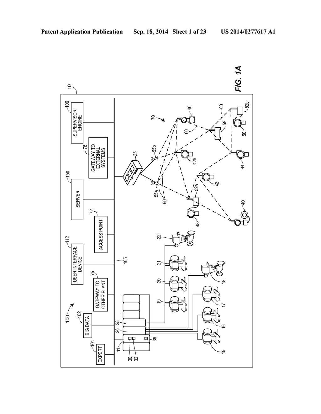 METHOD FOR INITIATING OR RESUMING A MOBILE CONTROL SESSION IN A PROCESS     PLANT - diagram, schematic, and image 02