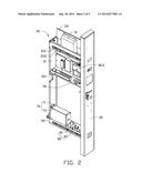 CENTRAL CONTROL FRAME IN VENDING MACHINE WITH POWER SUPPLY PROTECTOR diagram and image