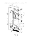 CENTRAL CONTROL FRAME IN VENDING MACHINE WITH POWER SUPPLY PROTECTOR diagram and image