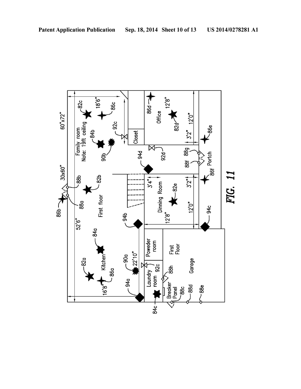 SECURITY SYSTEM USING VISUAL FLOOR PLAN - diagram, schematic, and image 11