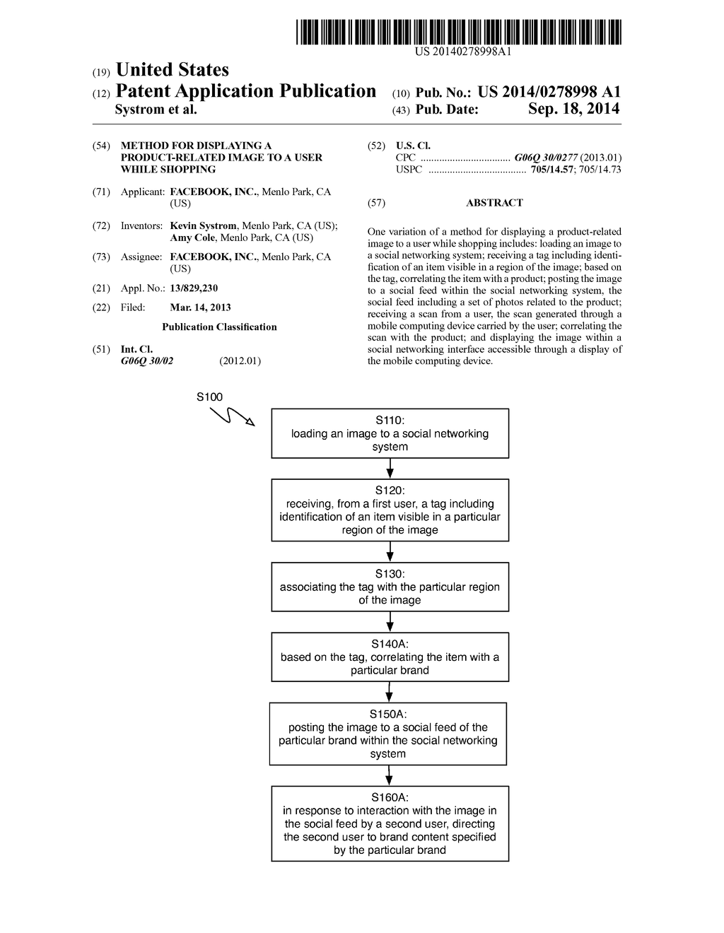 METHOD FOR DISPLAYING A PRODUCT-RELATED IMAGE TO A USER WHILE SHOPPING - diagram, schematic, and image 01