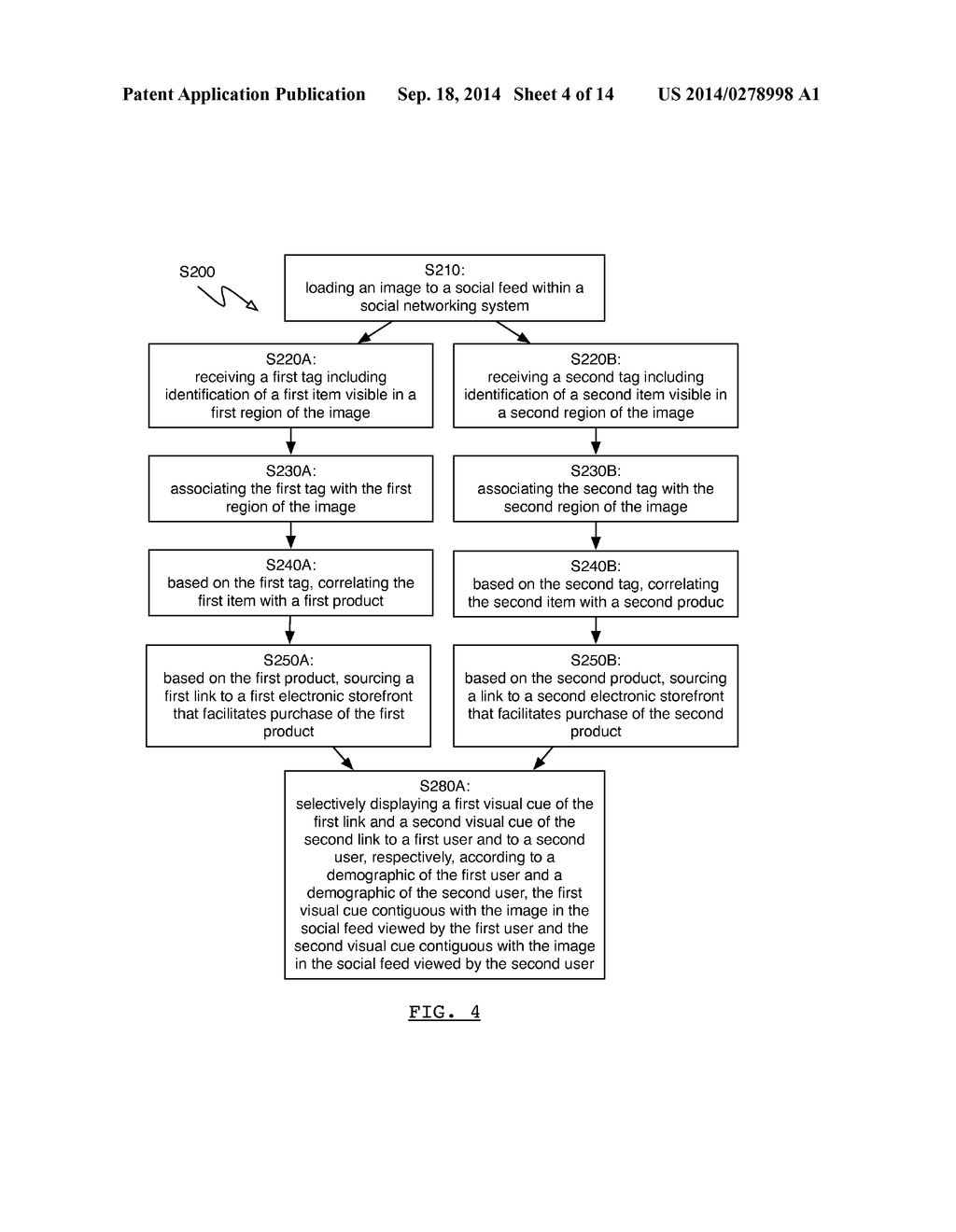 METHOD FOR DISPLAYING A PRODUCT-RELATED IMAGE TO A USER WHILE SHOPPING - diagram, schematic, and image 05