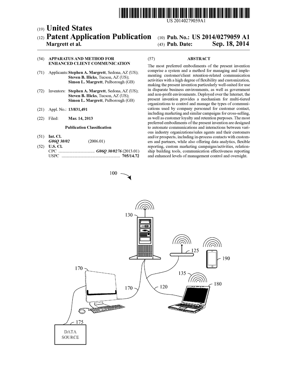 APPARATUS AND METHOD FOR ENHANCED CLIENT COMMUNICATION - diagram, schematic, and image 01