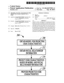 METHODS, SYSTEMS, AND APPARATUS FOR PREDICTING CHARACTERISTICS OF A USER diagram and image