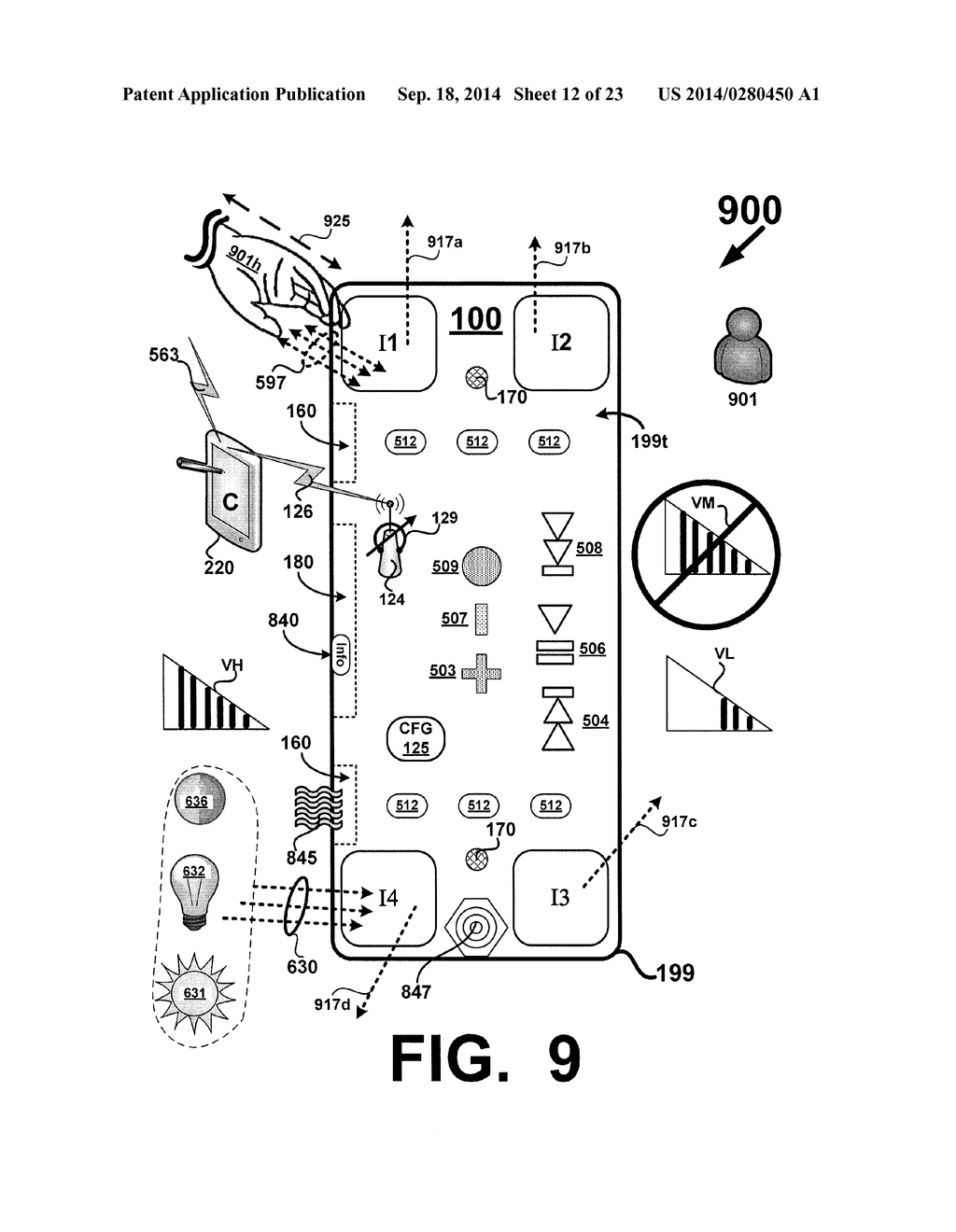 PROXIMITY  AND  INTERFACE  CONTROLS  OF  MEDIA  DEVICES  FOR  MEDIA     PRESENTATIONS - diagram, schematic, and image 13