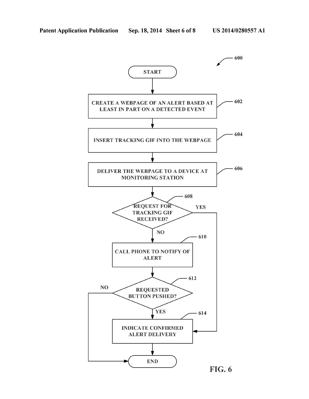 HIGH RELIABILITY ALERT DELIVERY USING WEB-BASED INTERFACES - diagram, schematic, and image 07