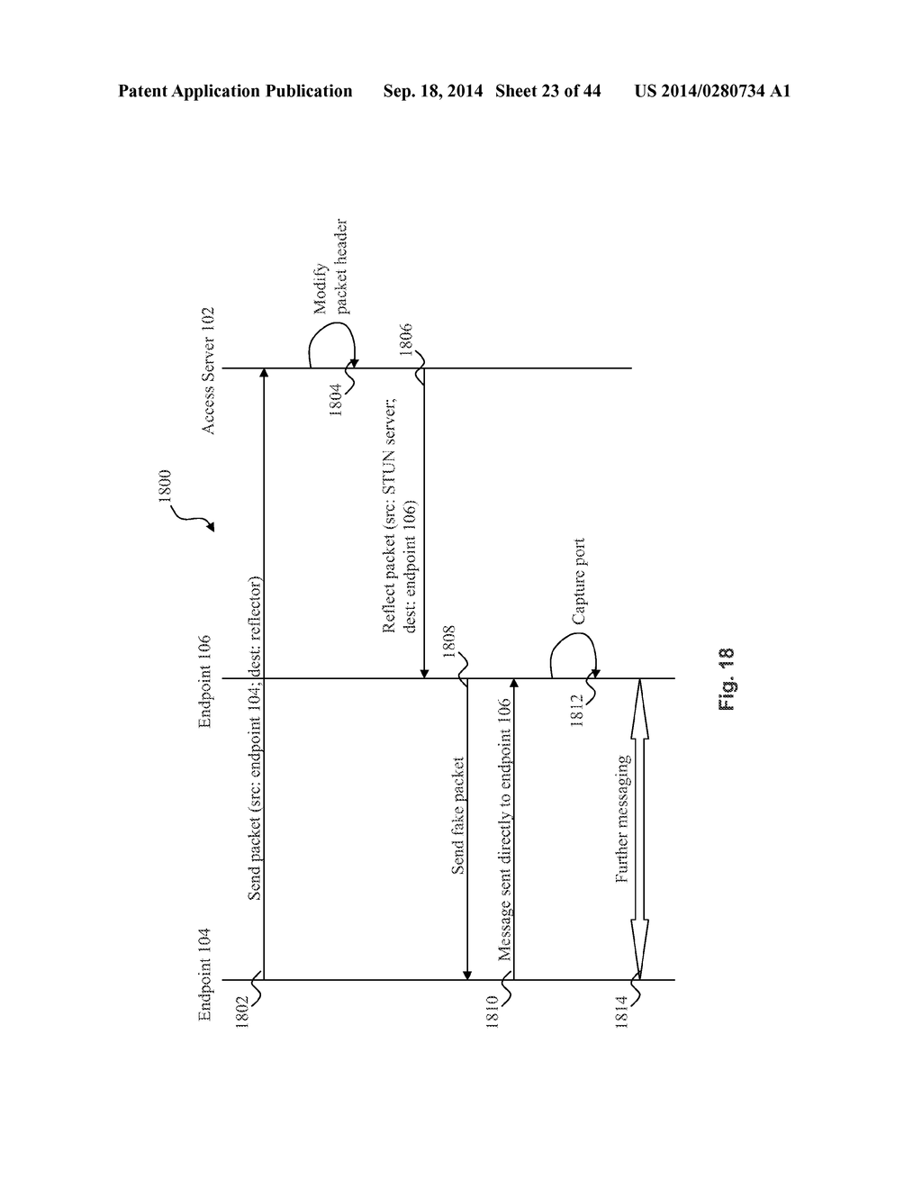 SYSTEM AND METHOD FOR A REVERSE INVITATION IN A HYBRID PEER-TO-PEER     ENVIRONMENT - diagram, schematic, and image 24