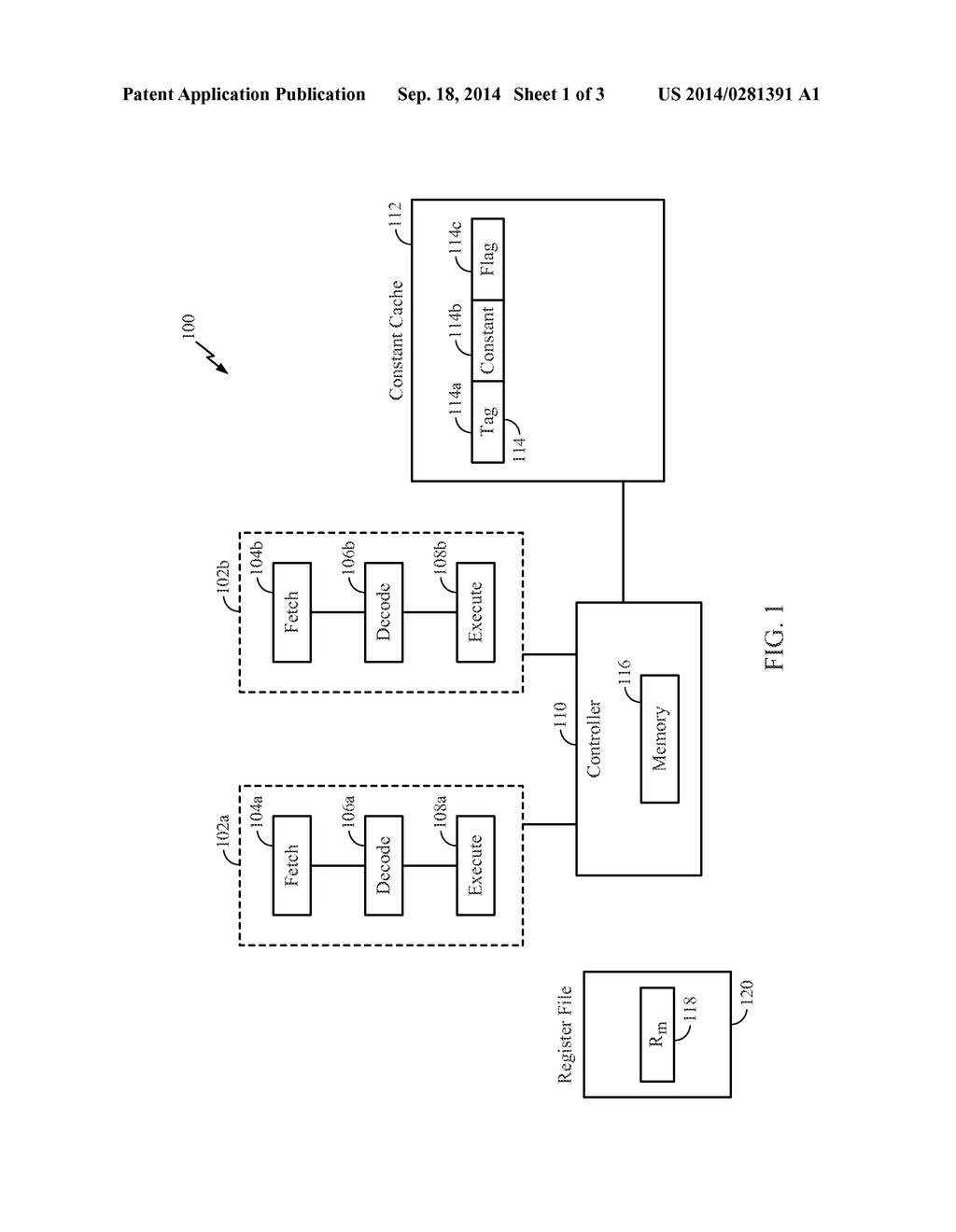 METHOD AND APPARATUS FOR FORWARDING LITERAL GENERATED DATA TO DEPENDENT     INSTRUCTIONS MORE EFFICIENTLY USING A CONSTANT CACHE - diagram, schematic, and image 02
