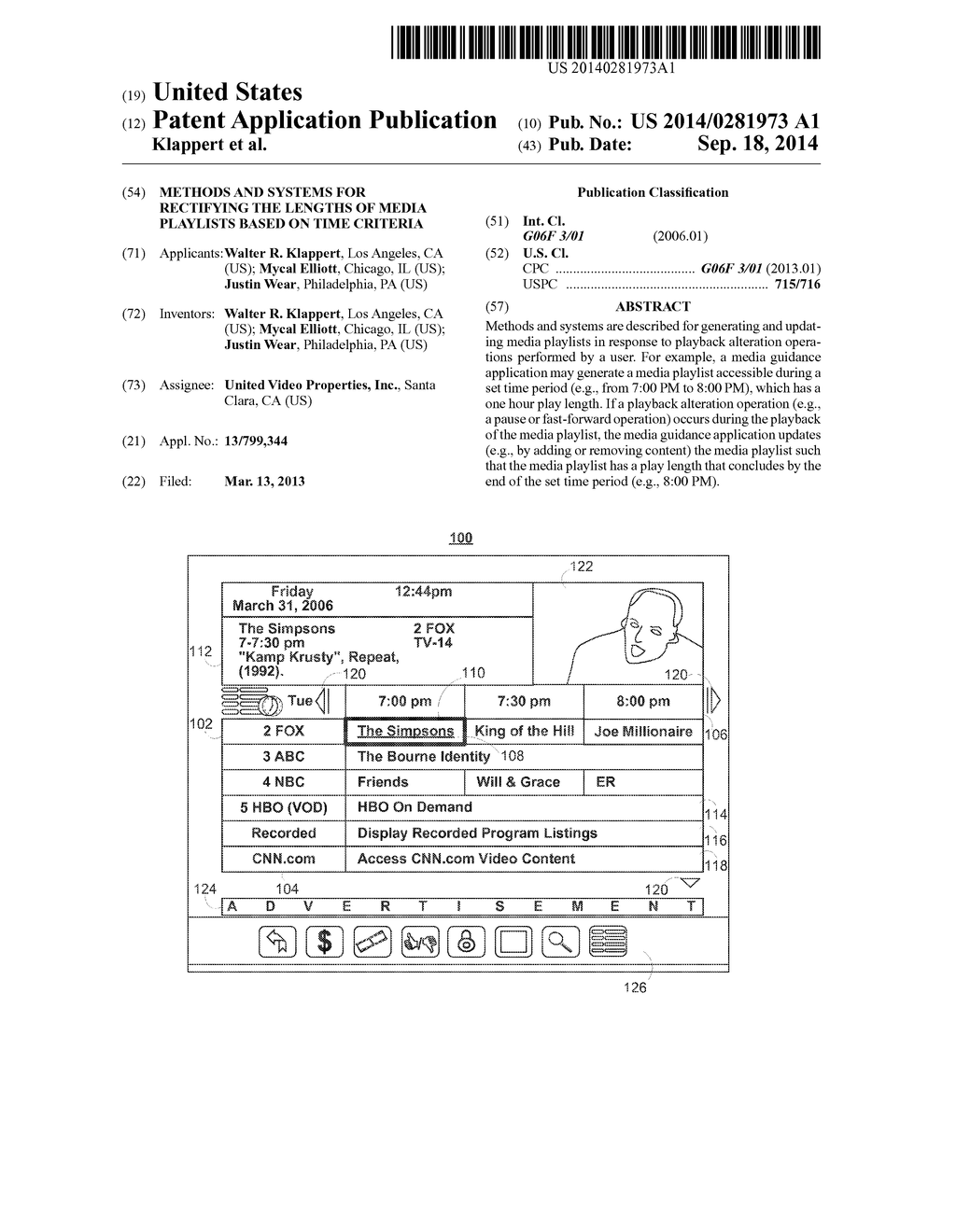 METHODS AND SYSTEMS FOR RECTIFYING THE LENGTHS OF MEDIA PLAYLISTS BASED ON     TIME CRITERIA - diagram, schematic, and image 01