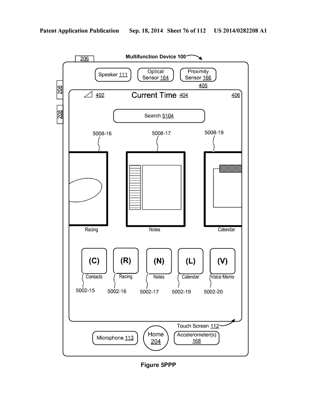 Device, Method, and Graphical User Interface for Managing Concurrently     Open Software Applications - diagram, schematic, and image 77