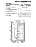 ELECTRONIC DEVICE AND METHOD OF DISPLAYING INFORMATION IN RESPONSE TO A     GESTURE diagram and image