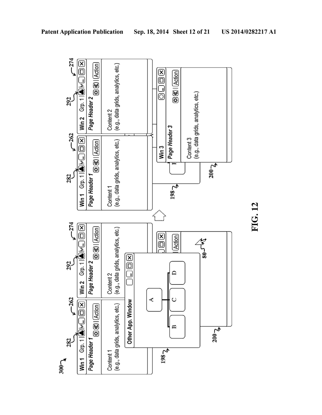 WINDOW GROUPING AND MANAGEMENT ACROSS APPLICATIONS AND DEVICES - diagram, schematic, and image 13