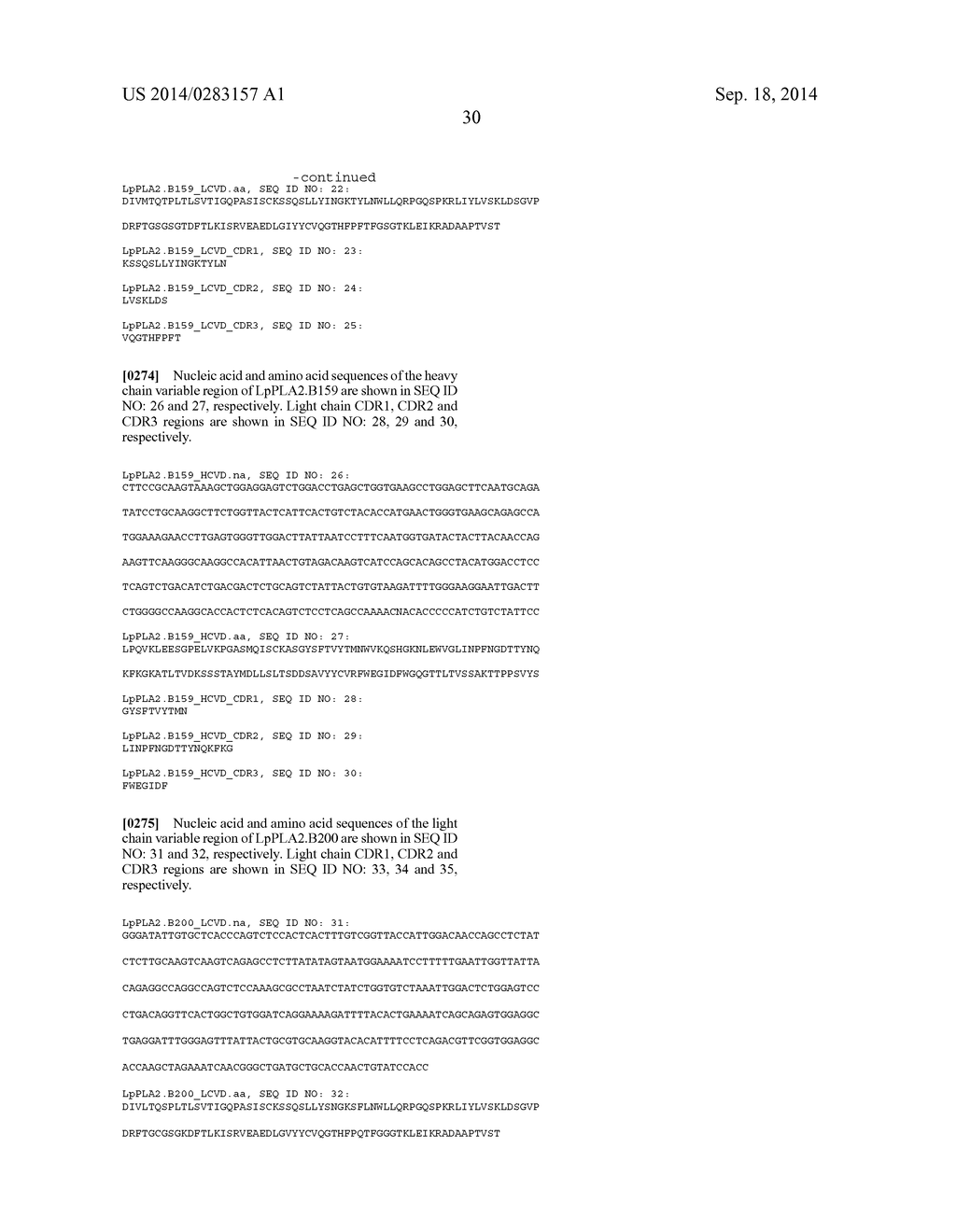 LIPOPROTEIN-ASSOCIATED PHOSPHOLIPASE A2 ANTIBODY COMPOSITIONS AND METHODS     OF USE - diagram, schematic, and image 31