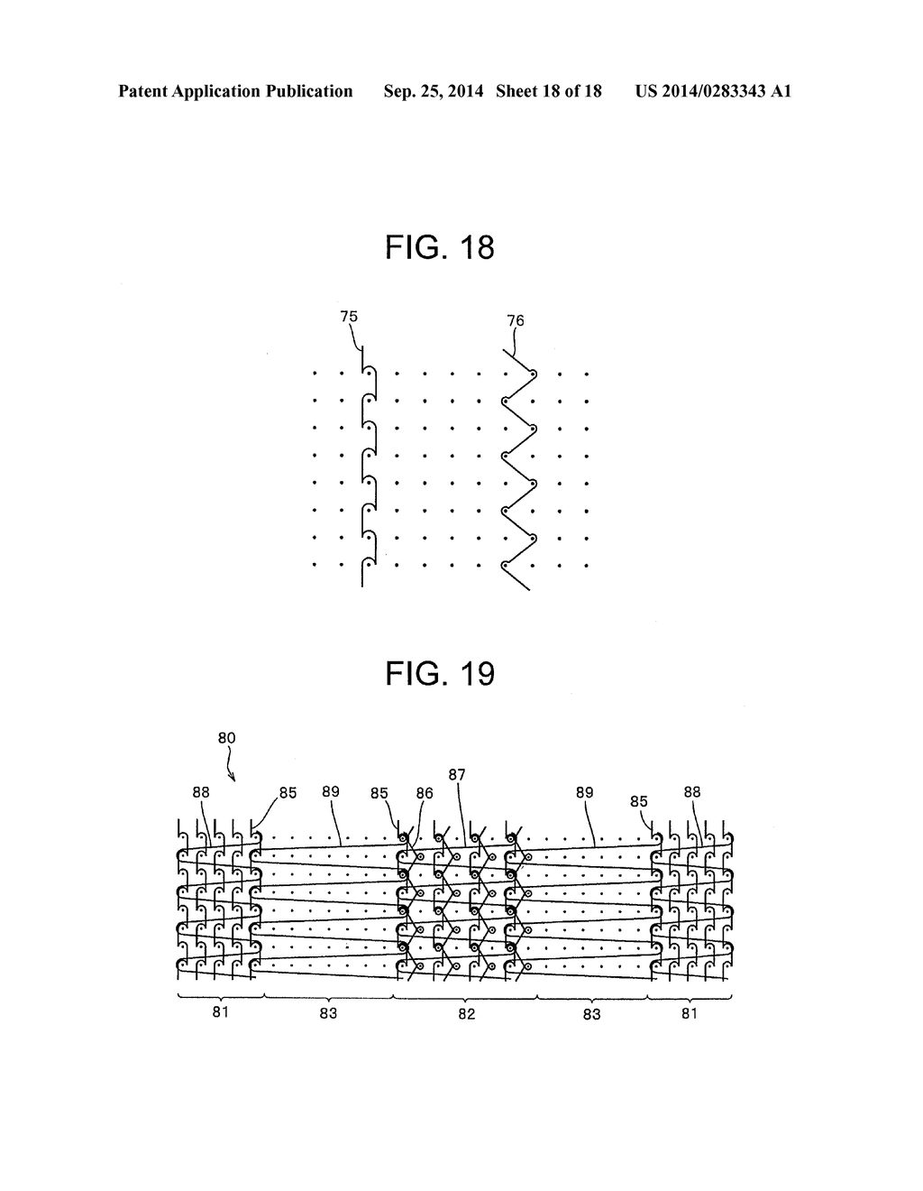 Knitted Surface Fastener - diagram, schematic, and image 19