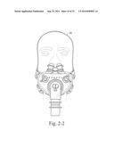 MASK FOR DELIVERY OF RESPIRATORY THERAPY TO A PATIENT diagram and image