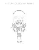 MASK FOR DELIVERY OF RESPIRATORY THERAPY TO A PATIENT diagram and image