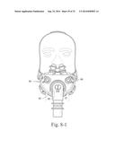 MASK FOR DELIVERY OF RESPIRATORY THERAPY TO A PATIENT diagram and image