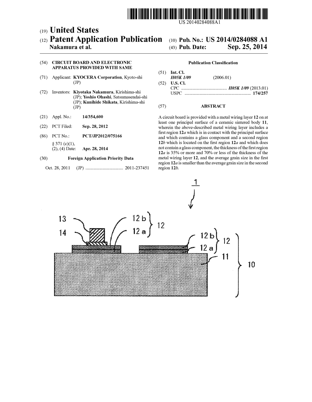 CIRCUIT BOARD AND ELECTRONIC APPARATUS PROVIDED WITH SAME - diagram, schematic, and image 01