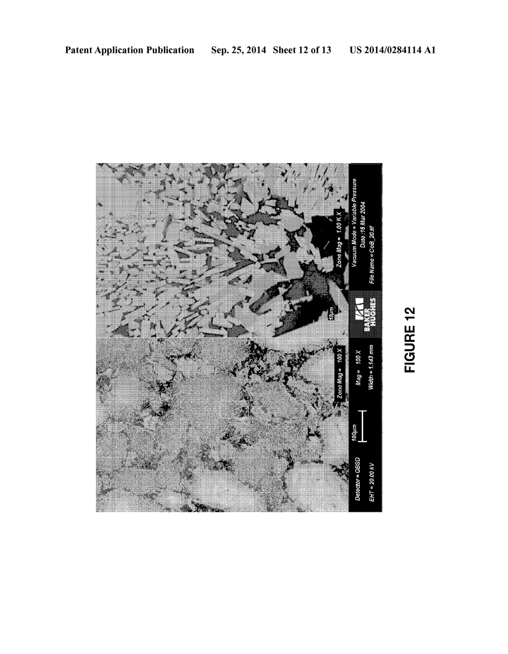 EARTH-BORING TOOLS AND COMPONENTS THEREOF INCLUDING MATERIAL HAVING HARD     PHASE IN A METALLIC BINDER, AND METALLIC BINDER COMPOSITIONS FOR USE IN     FORMING SUCH TOOLS AND COMPONENTS - diagram, schematic, and image 13