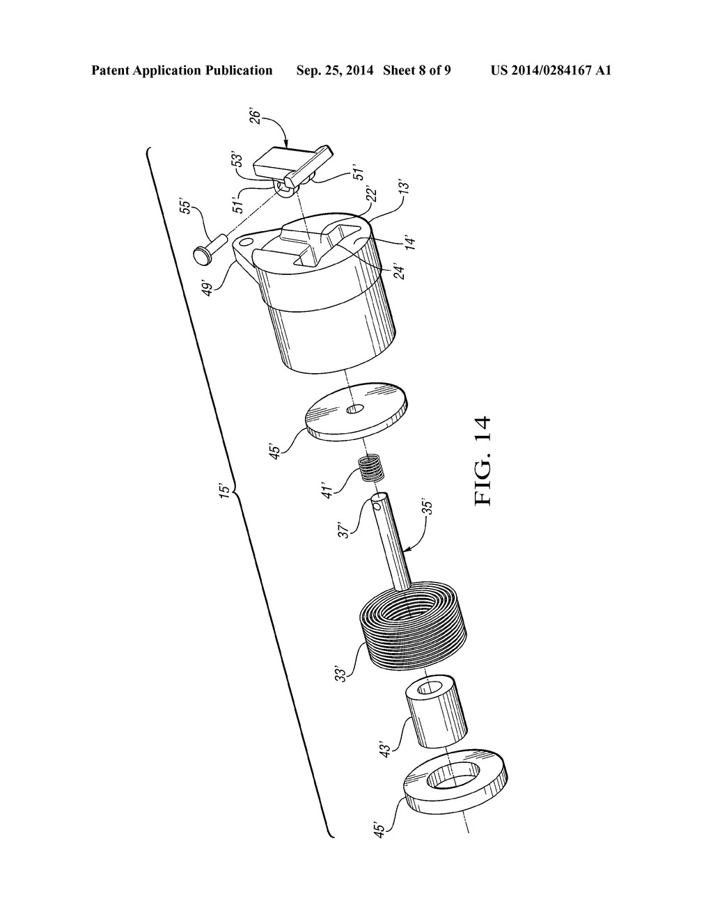 ELECTROMECHANICAL APPARATUS FOR USE WITH A COUPLING ASSEMBLY AND     CONTROLLABLE COUPLING ASSEMBLY INCLUDING SUCH APPARATUS - diagram, schematic, and image 09