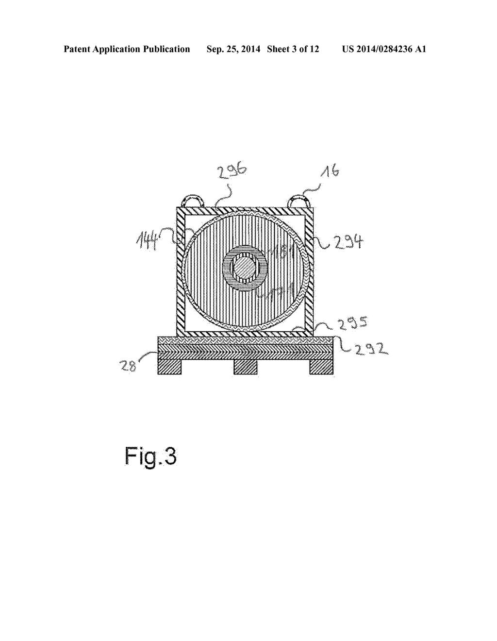 PACKAGING UNIT FOR GLASS ROLLED ONTO A WINDING CORE - diagram, schematic, and image 04