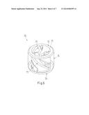 INJECTION MOLDING NOZZLE WITH TWO-PART MATERIAL PIPE diagram and image