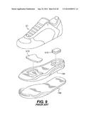 FOOTWEAR SOLES WITH ONE OR MORE CHAMBERS, COMPARTMENTS, BLADDERS OR     INTERNAL SIPES CONTROLLED BY A SMARTPHONE diagram and image
