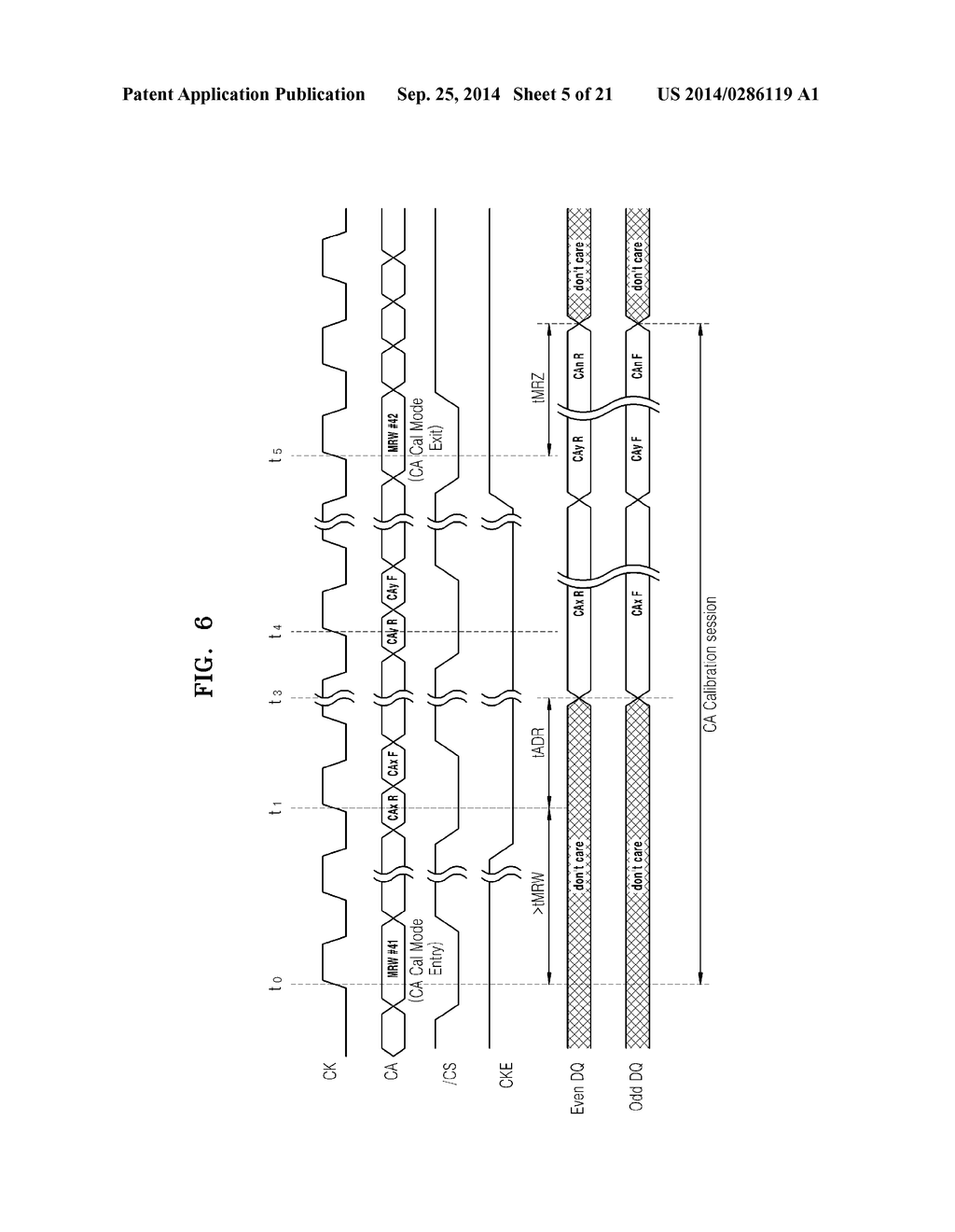 MEMORY DEVICES, SYSTEMS AND METHODS EMPLOYING COMMAND/ADDRESS CALIBRATION - diagram, schematic, and image 06