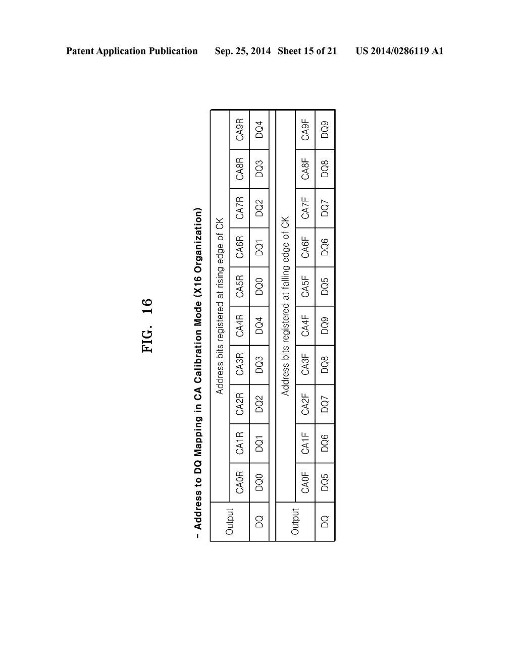 MEMORY DEVICES, SYSTEMS AND METHODS EMPLOYING COMMAND/ADDRESS CALIBRATION - diagram, schematic, and image 16