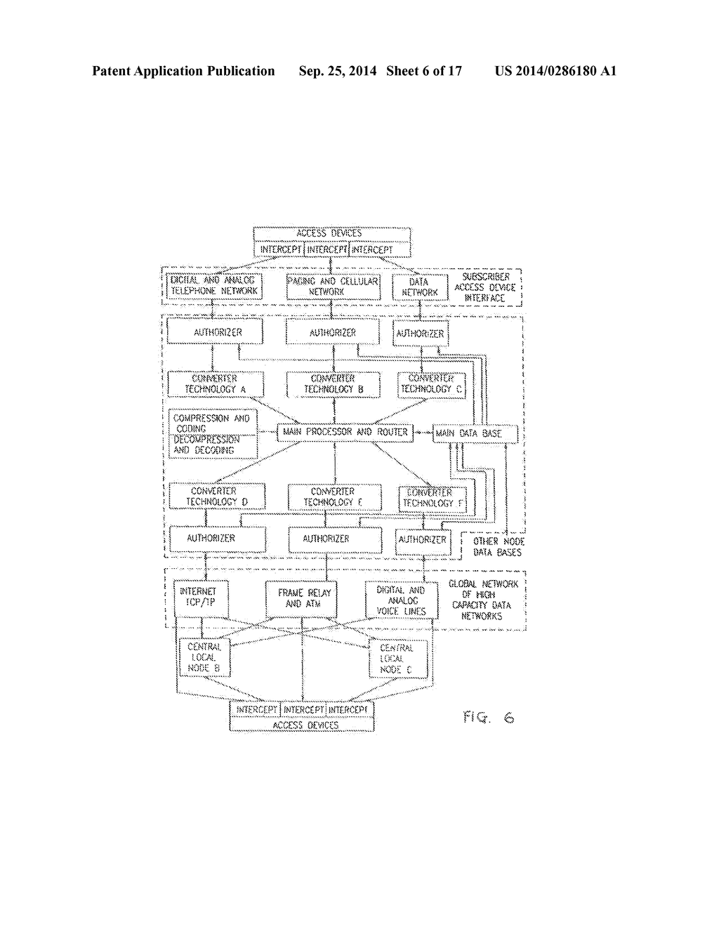 SYSTEM AND METHOD FOR MANAGING MULTIMEDIA COMMUNCIATIONS ACROSS CONVERGENT     NETWORKS - diagram, schematic, and image 07