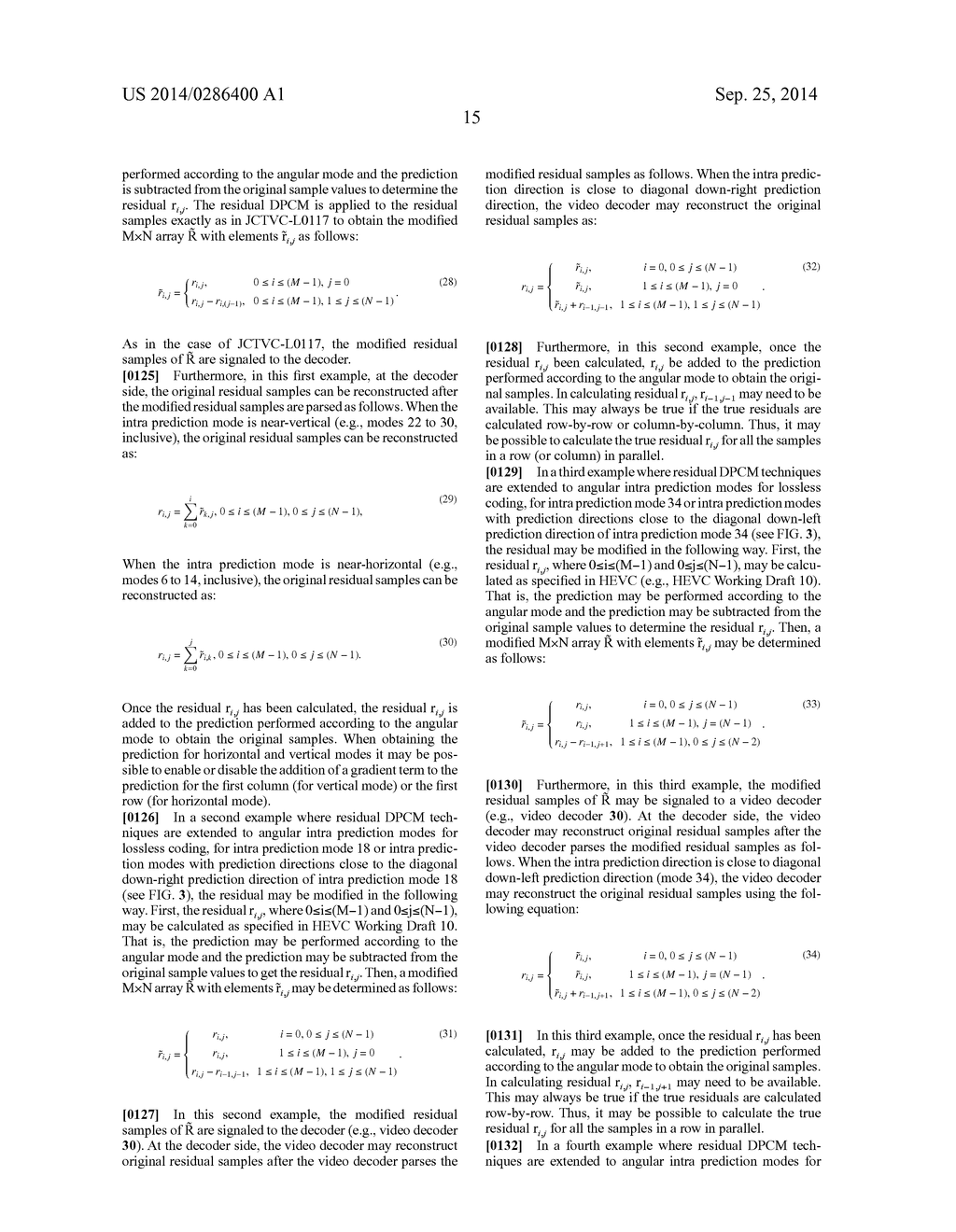 INTRA PREDICTION MODES FOR LOSSY CODING WHEN TRANSFORM IS SKIPPED - diagram, schematic, and image 26