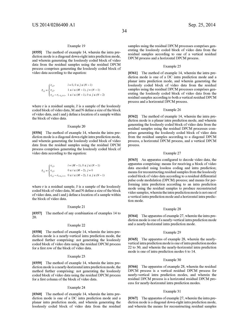 INTRA PREDICTION MODES FOR LOSSY CODING WHEN TRANSFORM IS SKIPPED - diagram, schematic, and image 45