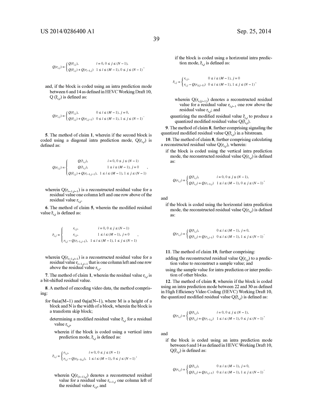 INTRA PREDICTION MODES FOR LOSSY CODING WHEN TRANSFORM IS SKIPPED - diagram, schematic, and image 50