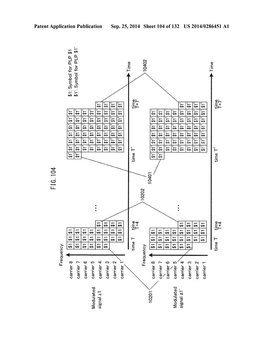 PRECODING METHOD, TRANSMITTING DEVICE, AND RECEIVING DEVICE - diagram, schematic, and image 105