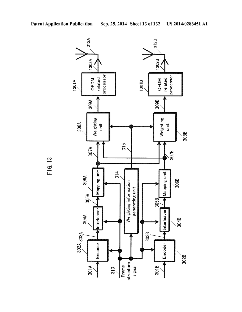 PRECODING METHOD, TRANSMITTING DEVICE, AND RECEIVING DEVICE - diagram, schematic, and image 14